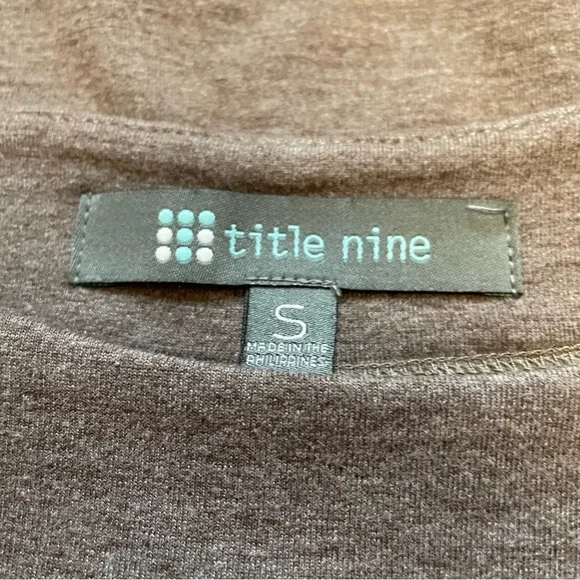 Title Nine Mocha Soft Stretch Knit Dress - Picture 8 of 9